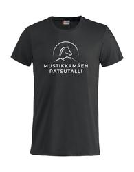 Lasten t-paita Mustikkamäen ratsutalli logolla