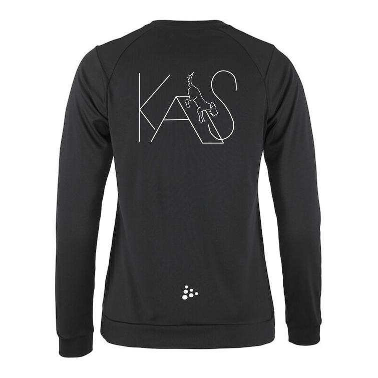 Naisten tekninen pitkähihainen paita KAS logolla