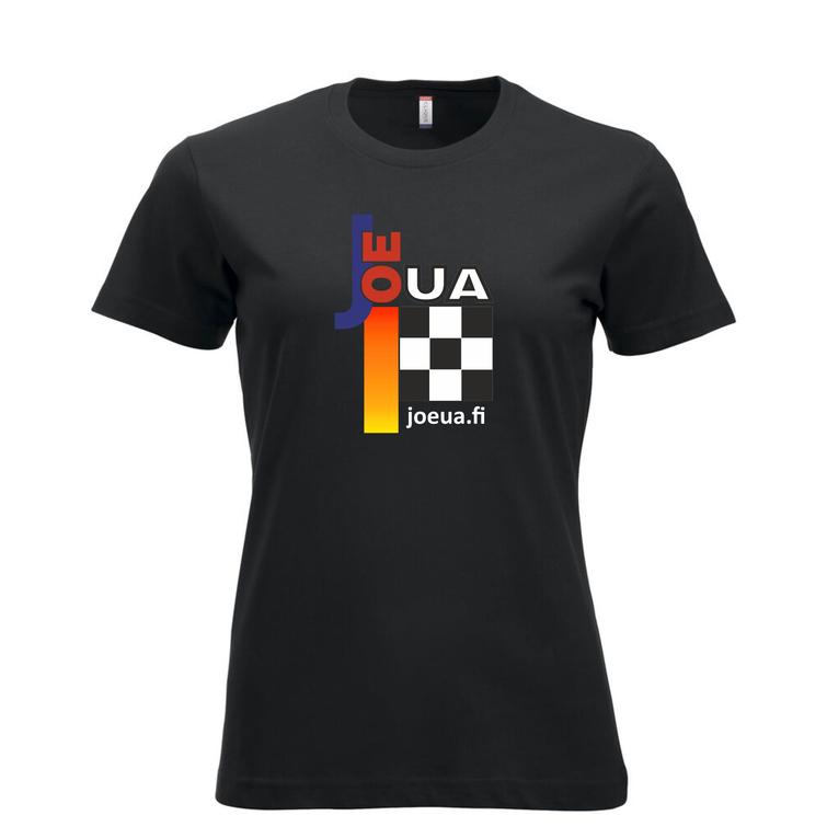 Naisten t-paita JoeUa logolla