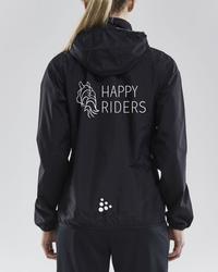 Naisten rain kuoritakki Happy riders logolla