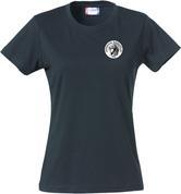 Naisten basic t-paita Joensuun ratsastajat logolla
