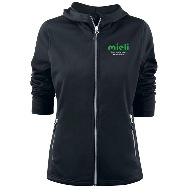 Naisten tekninen vk huppari Mieli logolla