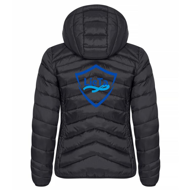 Naisten kevyt toppatakki LieTa logolla