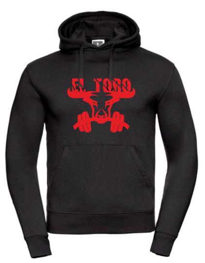Miesten umpihuppari El Toro logolla