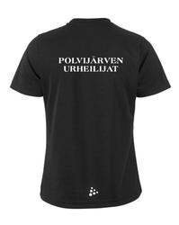 Naisten tekninen t-paita PoU logolla