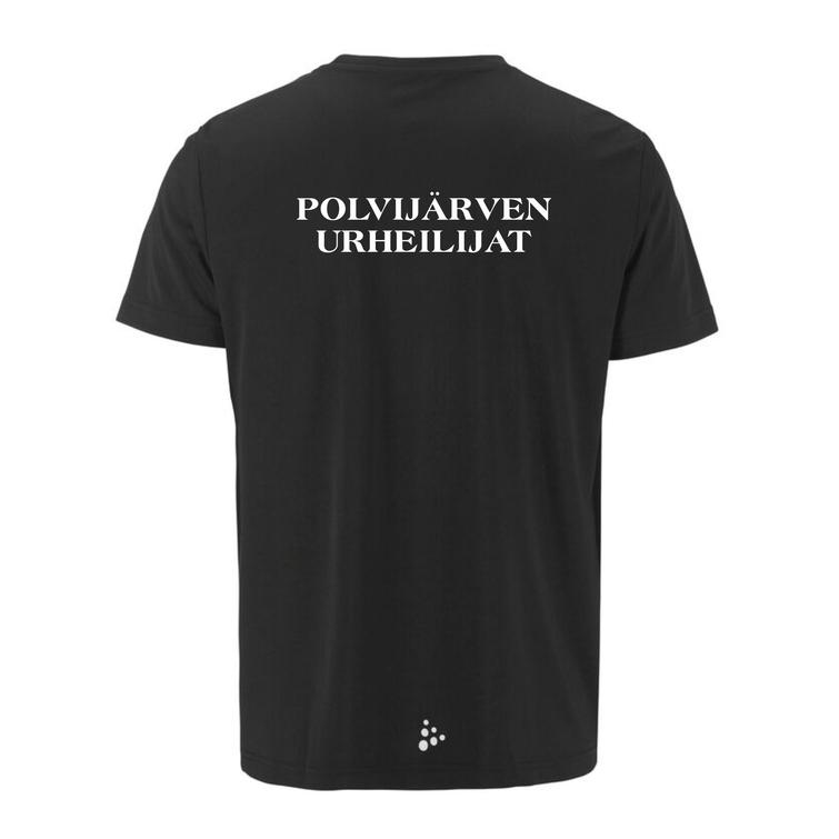 Miesten tekninen t-paita PoU logolla