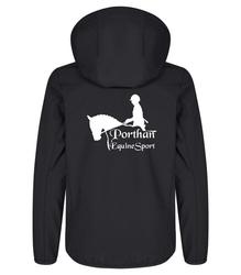 Lasten classic softshell takki Porthan logolla