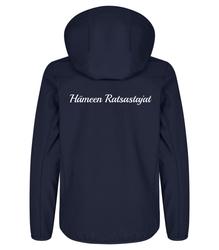 Lasten softshell takki Hämeen Ratsastajat logolla