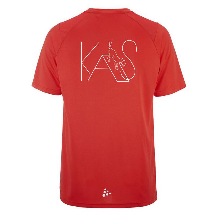 Miesten tekninen t-paita KAS logolla