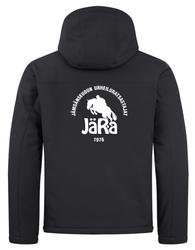 Miesten padded softshell takki JäRa logolla