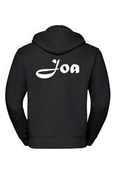 Miesten vetoketjuhuppari Joa-logolla