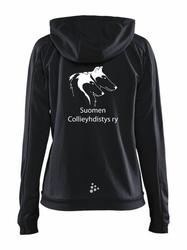 Naisten evolve vetoketju huppari SCY logolla