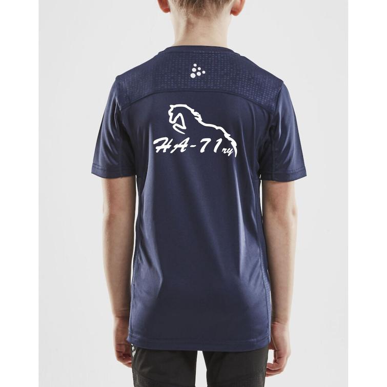 Lasten tekninen t-paita HA-71 logolla