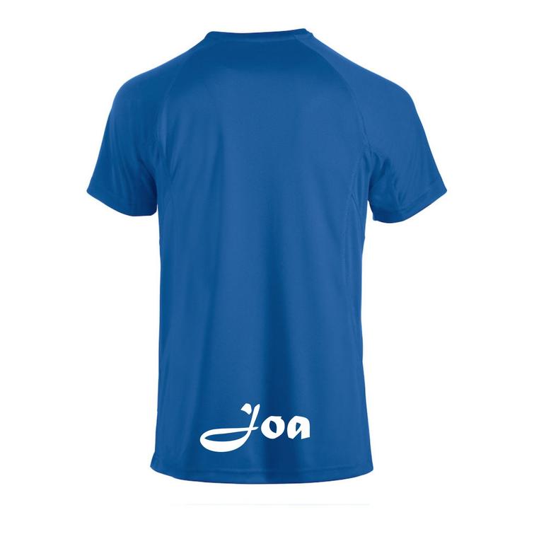 Miesten tekninen t-paita Joa-logolla