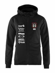 Naisten unify vetoketjuhuppari IdVo logolla