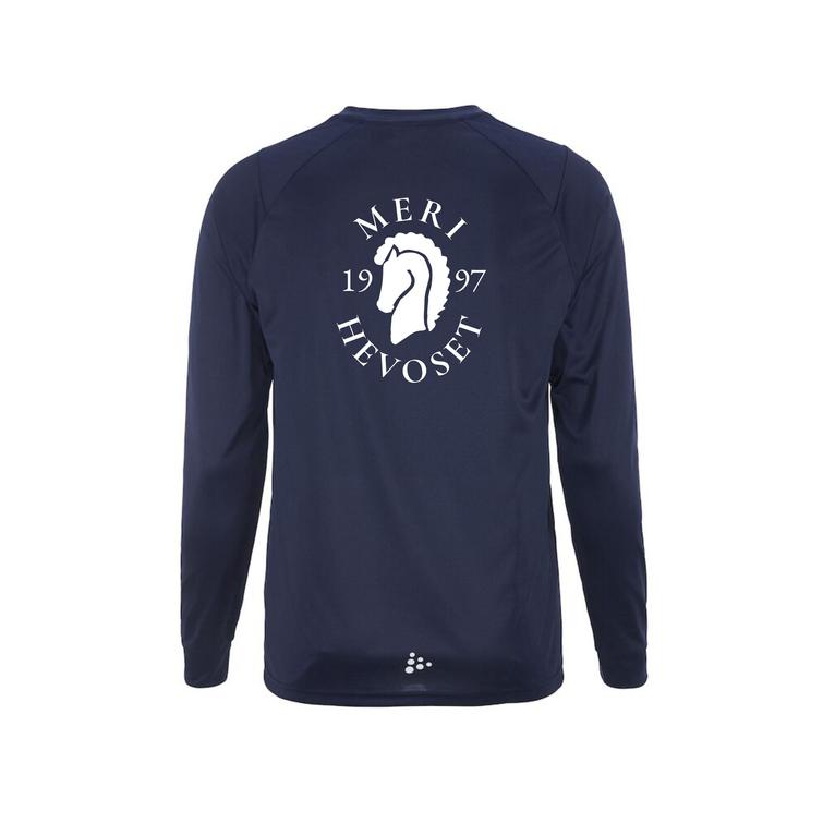 Miesten rush 2.0 tekninen pitk&auml;hihainen paita Merihevoset logolla