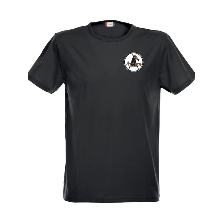 Miesten strech t-paita Action logolla