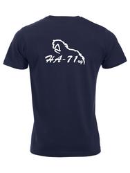 Miesten t-paita HA-71 logolla
