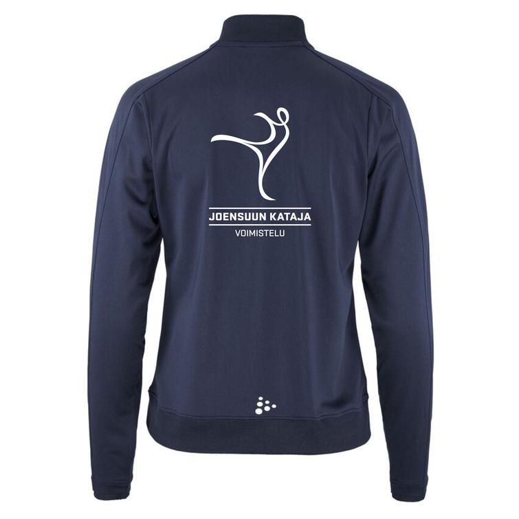 Naisten evolve 2.0 verryttelytakki Kataja voimistelu logolla