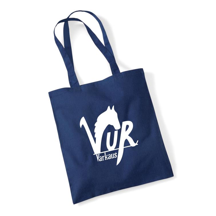 Puuvillakassi Vur logolla