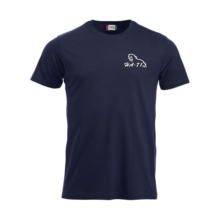 Miesten t-paita HA-71 logolla