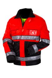 Huomiv&auml;rinen talvitakki puna/musta