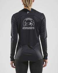 Naisten tekninen pitk&auml;hihainen paita Popeko logolla