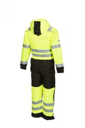 Huomiov&auml;rinen talvihaalari kelta/musta