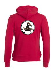 Naisten basic vetoketjuhuppari Action logolla