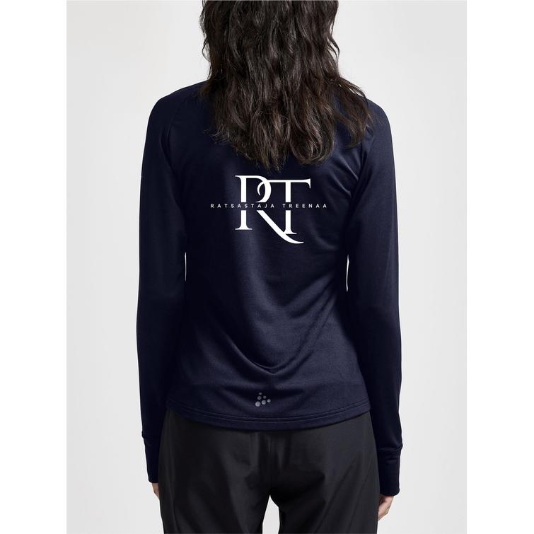 Naisten light midlayer verkkatakki RT logolla