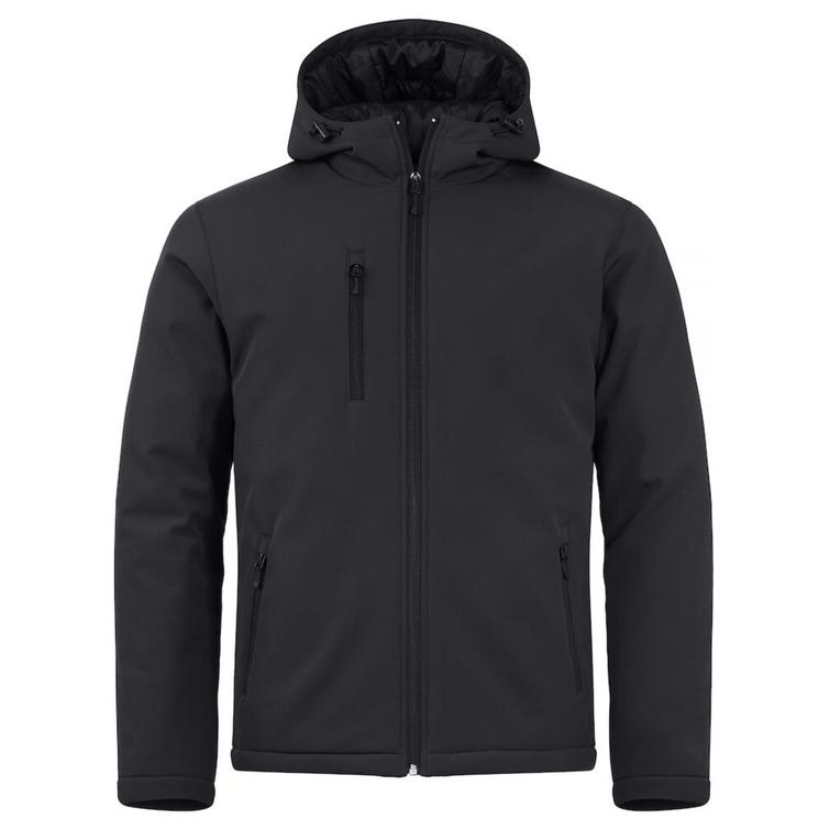Miesten padded softshell takki JäRa logolla