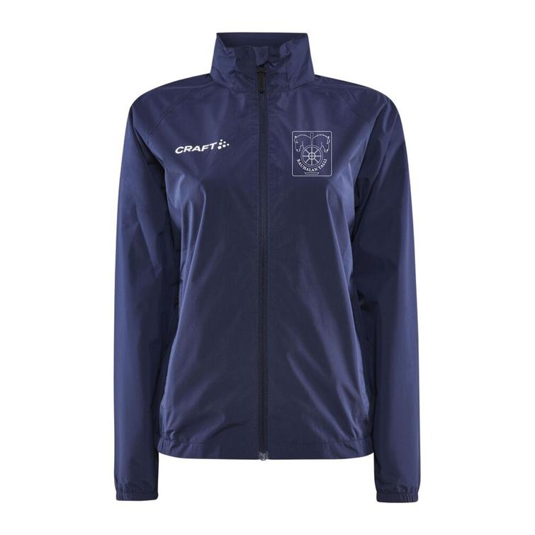 Naisten kevyt sadetakki KrR logolla