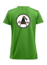 Naisten tekninen t-paita Action logolla