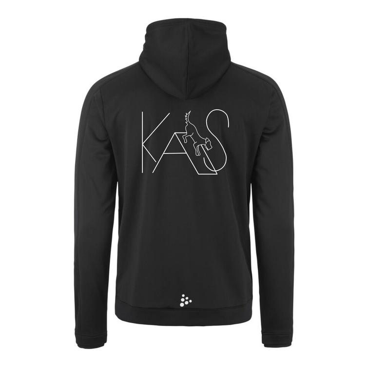Miesten tekninen brushed vk huppari KAS logolla