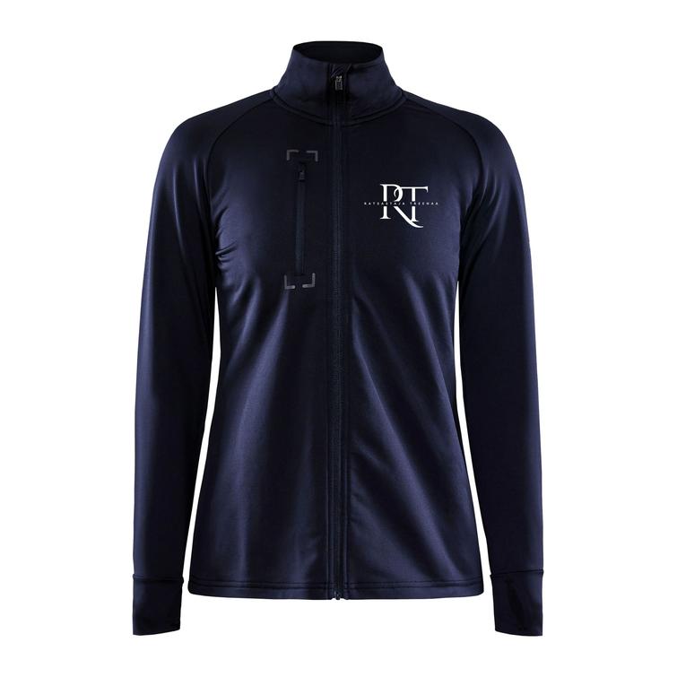 Naisten light midlayer verkkatakki RT logolla