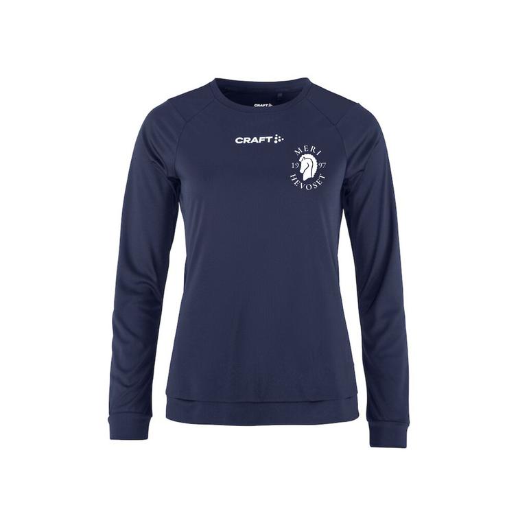 Naisten rush 2.0 tekninen pitk&auml;hihainen paita Merihevoset logolla