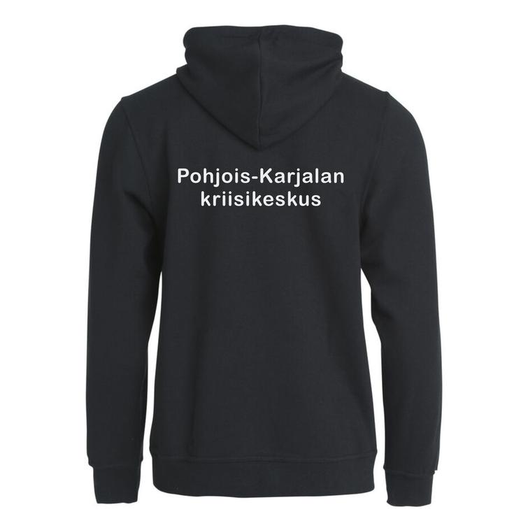 Miesten vetoketjullinen huppari Mieli logolla