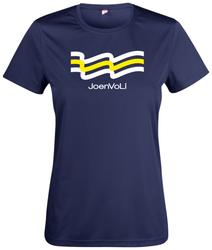 Naisten tekninen t-paita JoenVoLi logolla