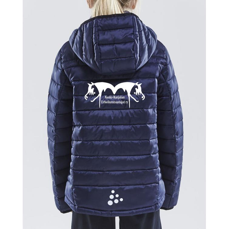 Lasten kevyt toppatakki KeKU logolla