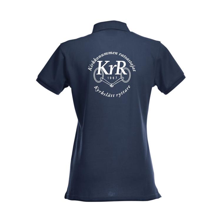 Naisten premium pikee paita KrR logolla