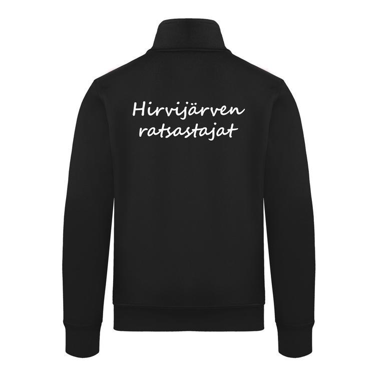 Collegetakki Hirvijärven ratsastajat logolla