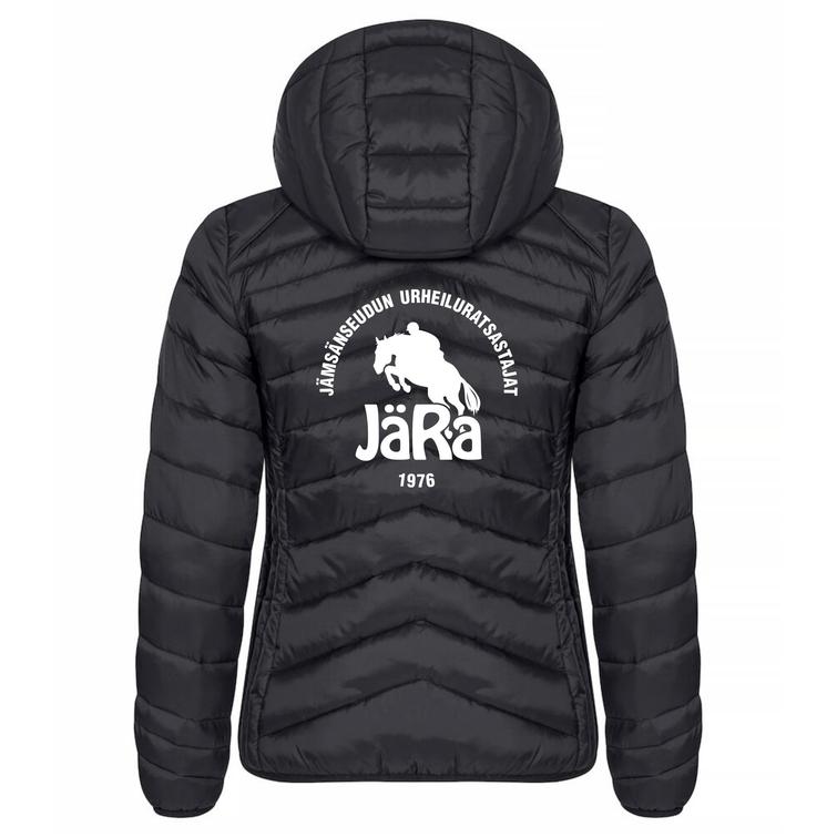 Naisten kevyt toppatakki JäRa logolla
