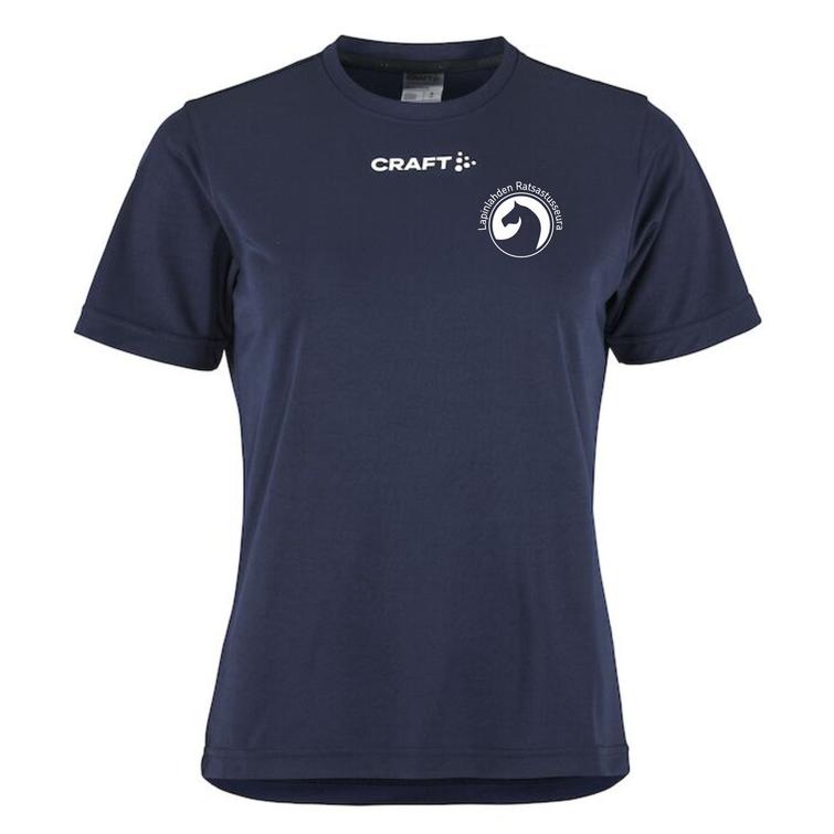 Naisten tekninen t-paita Lapinlahden ratsastusseura logolla