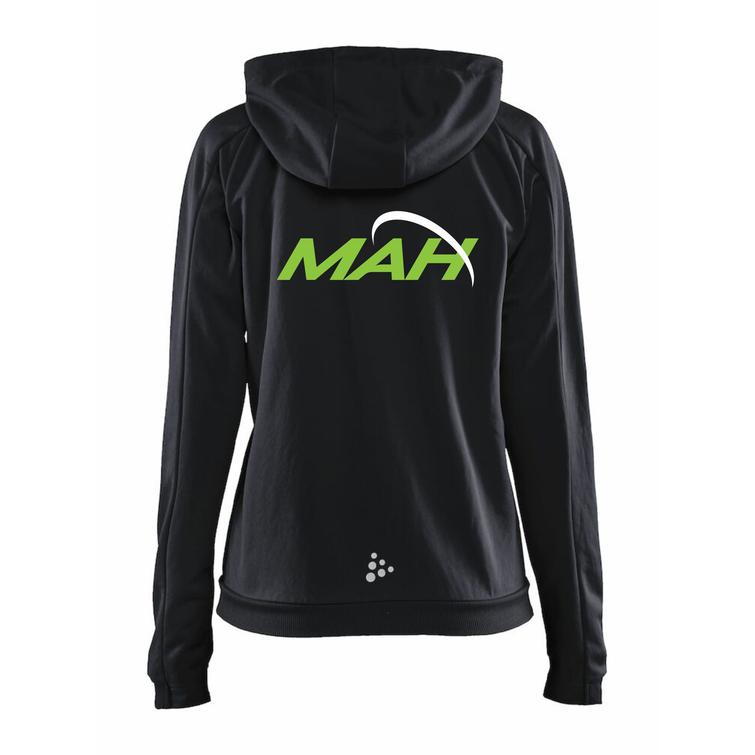 Naisten evolve vetoketju huppari MAH logolla