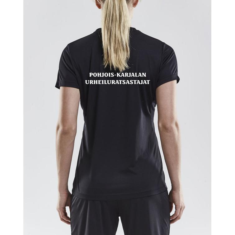 Naisten squad t-paita PKUR logolla