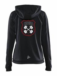 Naisten tekninen verryttely huppari IdVo logolla