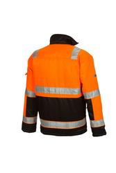 Huomiov&auml;rinen talvitakki oranssi/musta