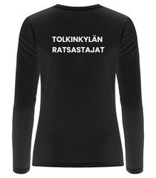 Naisten tekninen pitk&auml;hihainen paita ToRa logolla