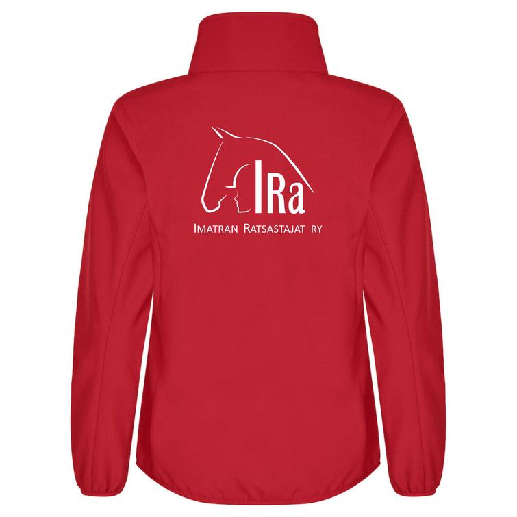 Naisten softshell takki IRa logolla