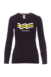 Naisten pitk&auml;hihainen paita JoenVoLi logolla